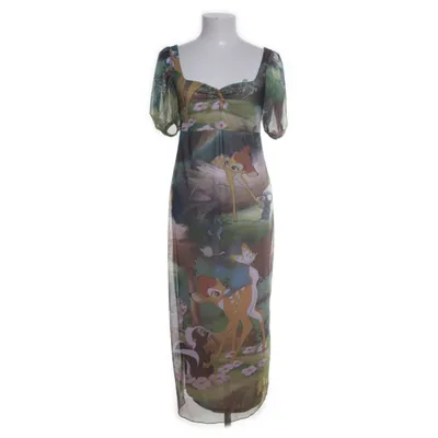 Maxi jurk (Beige, Meerkleurig) van Zara