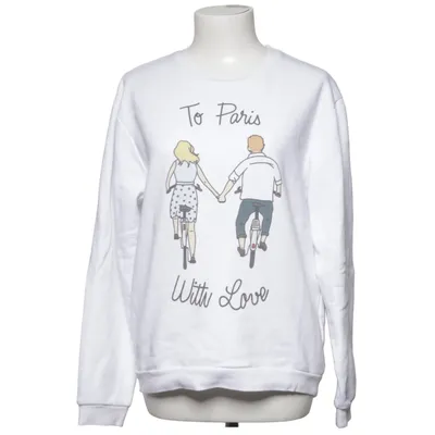 Sweatshirt (Hvid, Flerfarvet) fra Rad Bomuld, Polyester