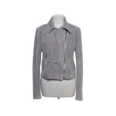 Bikerjacka (Grå) från Lulus Elastan, Polyester