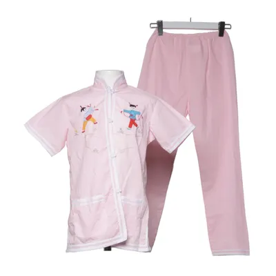 Pyjamas (Rosa) från Plum Blossom Bomull, Polyester