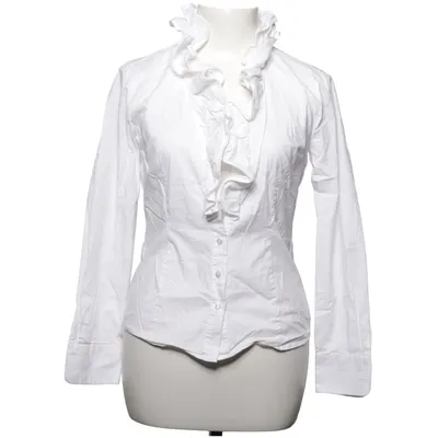 Blouse (White) from Naracamicie Cotton, Elastane