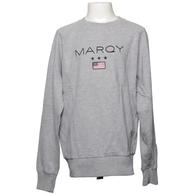 Collegetröja (Grå) från Marqy Bomull, Polyester