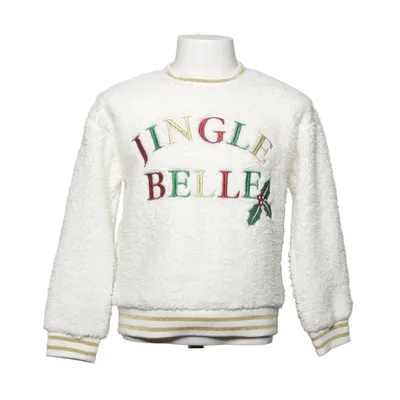 Julesweater (Hvid, Flerfarvet) fra Dunnes Stores Elastan, Metallfiber, Polyester