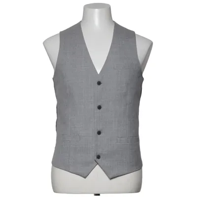 Kostuumgilet (Grijs) van Bruun & Stengade Polyester, Wol