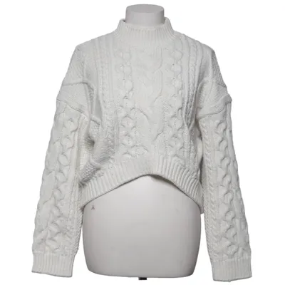 Pull-over (Blanc) de Bershka Acrylique, Polyester, Laine