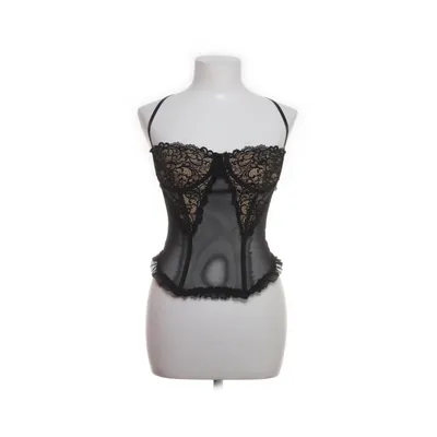 Korsett (Svart, Beige) från Shein Elastan, Polyamid