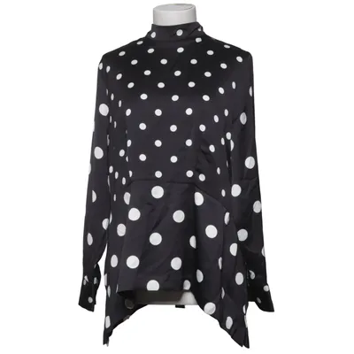 Knytblus (Svart, Vit) från H&M Polyester