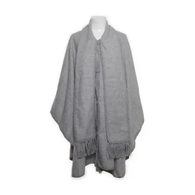 Poncho (Grå) från Bitter Akryl, Alpackaull