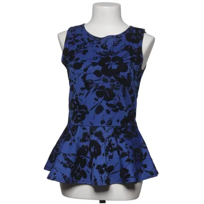 Peplum top (Blue, Black) from Select Elastane, Polyester