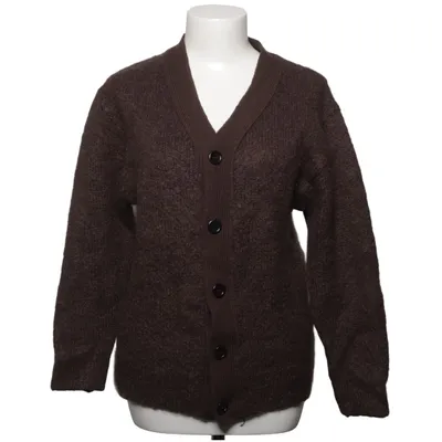 Cardigan (Brown) from Amomento Acrylic, Mohair, Nylon, Wool