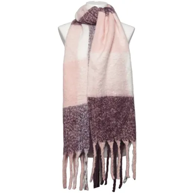 Halsduk (Rosa, Lila, Flerfärgad) från Lindex Polyester, Ull