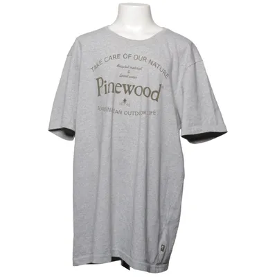 T-shirt (Gray) from Pinewood Recycled cotton, Recycled polyester