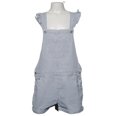 Dungaree shorts (Blue) from Vertbaudet Cotton, Elastane
