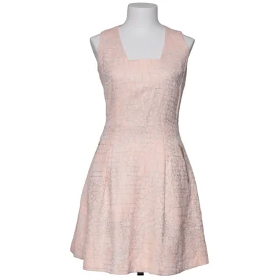 Jurk (Roze) van Talking French Acetaat, Linnen, Polyamide, Viscose