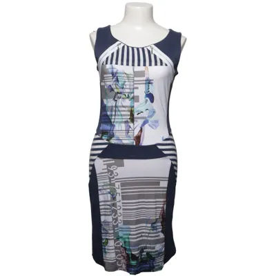 Dress (Blue, White, Multicolored) from Quinze Heures Trente Elastane, Polyester, Viscose