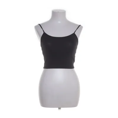 Crop top (Svart) från Shein Elastan, Polyester