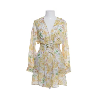 Klänning (Vit, Flerfärgad) från Zara Polyester