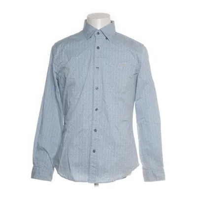 Button down shirt (Blue) from Dressmann Cotton, Elastane