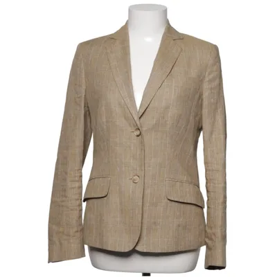Kavaj (Beige, Flerfärgad) från Ströms Linne, Silke, Viskos