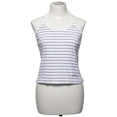 Halternecktopp (Vit, Blå) från Casual by Lindex Bomull