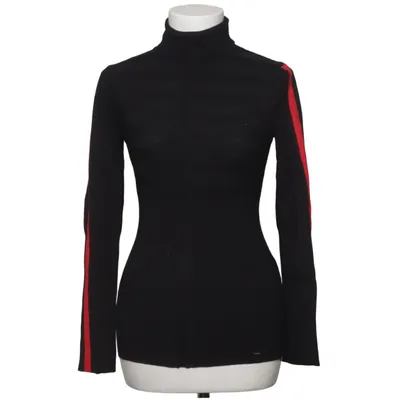 Pul à col roulé (Noir, Rouge) de Morgan de Toi Polyamide, Viscose