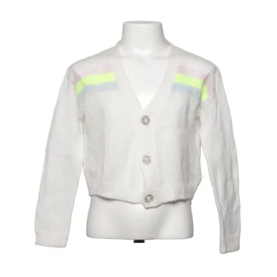 Cardigan (Blanc, Multicolore) de Someone Acrylique, Mohair, Polyamide