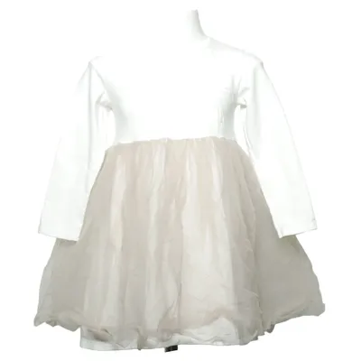 Klänning (Vit, Beige) från Mimirose Bomull, Elastan