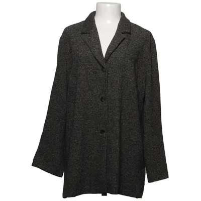 Frakke (Grå, Sort) fra Choise by Danwear Polyester, Viscose