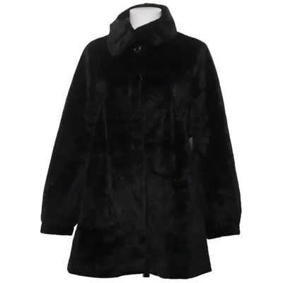 Coat (Black) from Edith & Ella Elastane, Polyester, Viscose, Wool
