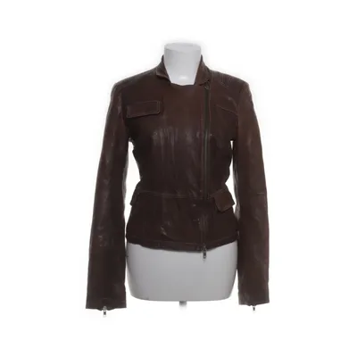 Bikerjacka (Brun) från Closed Bomull, Skinn, Viskos