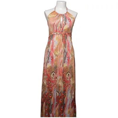 Maxi jurk (Geel, Rood, Meerkleurig) van Lise Sandahl Elastaan, Polyester