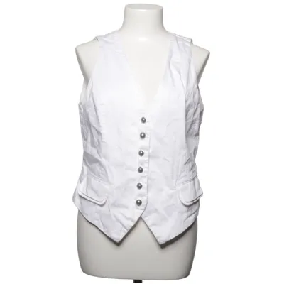 Suit vest (White) from Riley Woman Cotton, Elastane, Polyester
