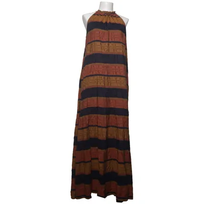 Maxi jurk (Blauw, Bruin, Meerkleurig) van H&M Polyester, Viscose