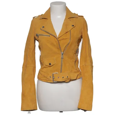 Biker jacket (BELTED VELOURS) from Review Leather, Polyester