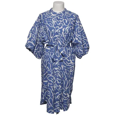 Dress (Blue, White) from Lindex Cotton
