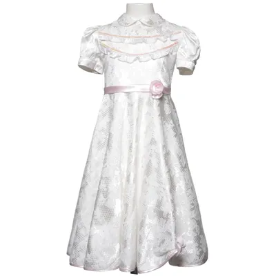 Brudnäbbsklänning (Vit, Rosa) från Anna