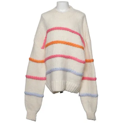 Sweater (White, Multicolored) from Page One Young Acrylic, Polyester