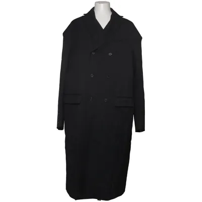 Frakke (Double-Layered Wool Coat, Design Collab, Guest Designer Collaboration, Limited Edition, Premium Quality) fra Rokh H&M Uld, Cupro