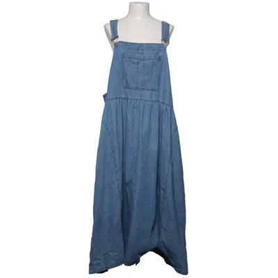 Latzkleid (Blau) von Shein Curve Baumwolle, Polyester, Viskose