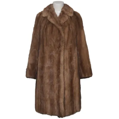 Manteau d'hiver (Marron) de Saga Mink Vison