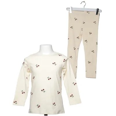 Pyjamas (Beige, Flerfärgad) från Beau Loves Bomull, Elastan