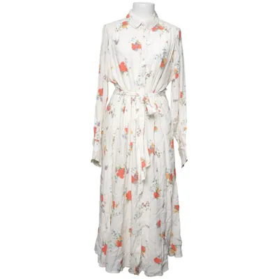 Robe longue (Blanc, Multicolore) de Selected Femme Viscose