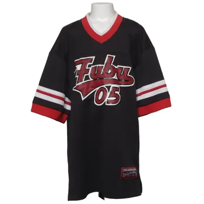 Fodboldtrøje (Sort, Hvid, Rød) fra Fubu Polyester