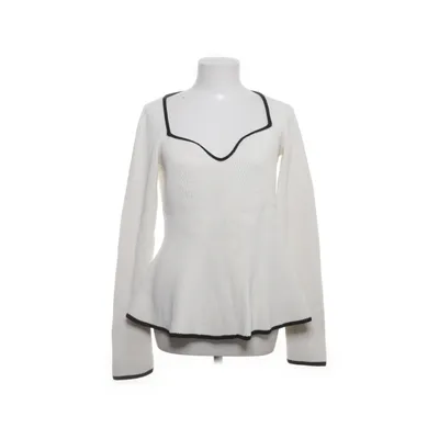 Peplum top (Wit) van H&M Trend Polyamide, Viscose