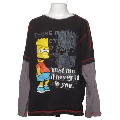 Long sleeve T-shirt (Black, Gray, Multicolored) from The Simpsons Cotton