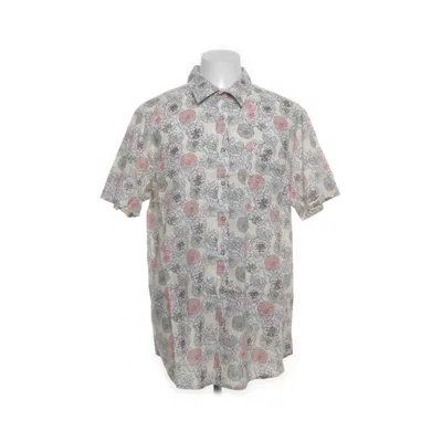Korte mouwen shirt (Wit, Meerkleurig) van Dressmann Katoen, Linnen