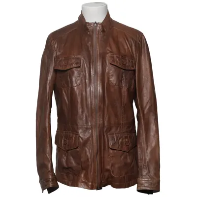 Lederjacke (Braun) von Best Connections Leder, Polyester