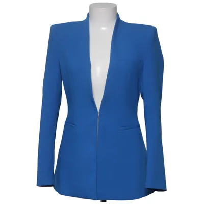 Blazer (Bleu) de Zara Acétate, Élasthane