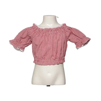 Dirndl blouse (Red, White) from Almsach