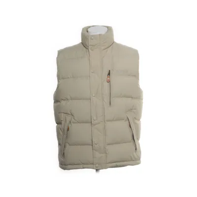 Down vest (Beige) from Timberland Cotton, Down, Feather, Nylon, Polyester